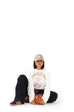 Jeans ballon MISSBONBON in Denim Gamba Larga