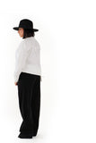 Camicia Bianca 100% Cotone Oversize Taglio Sartoriale