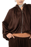 COORDINATO ALICE MARRONE DUE PEZZI JUSTWEST TAGLIA UNICA
