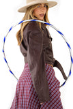 Giacca chiodo in ecopelle con spalline