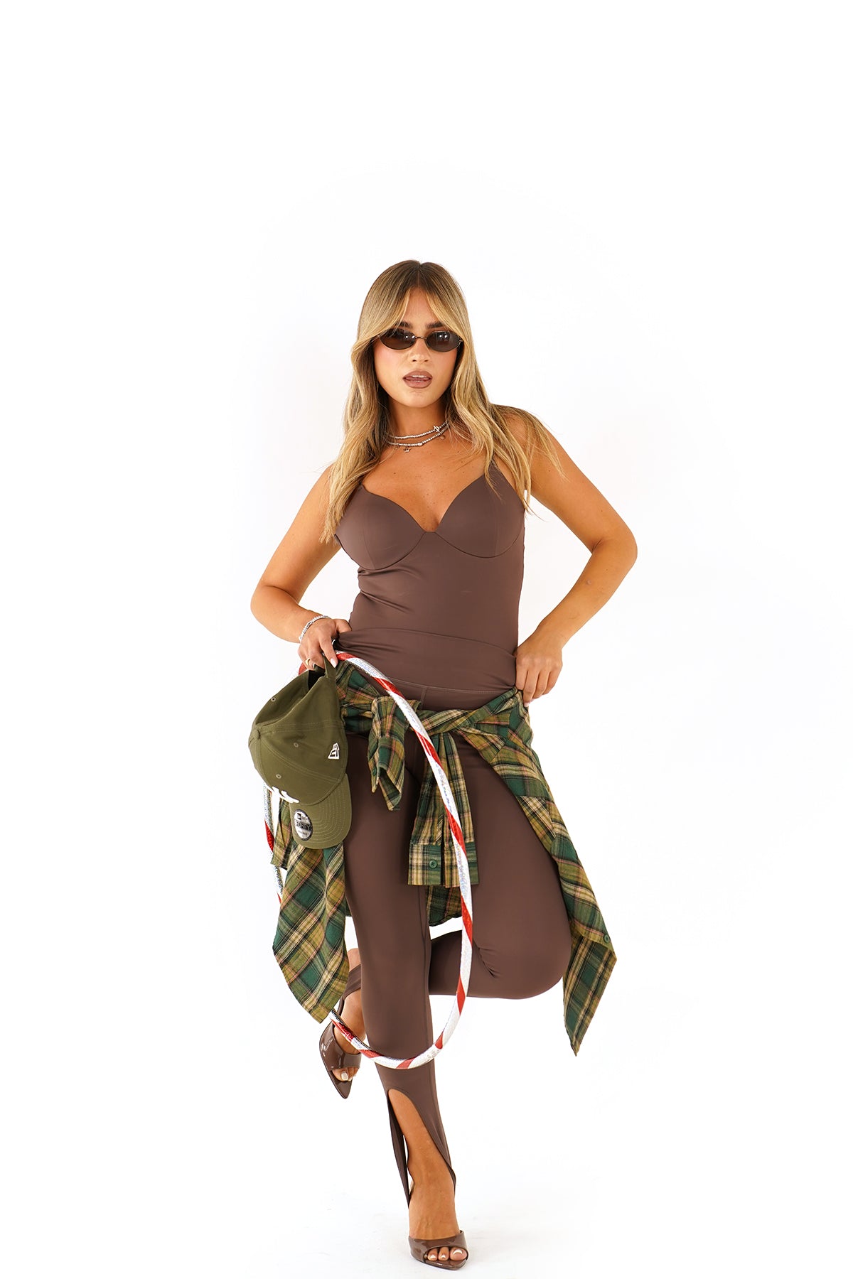 Top donna a bretelline con coppa preformata elasticizzato Lumina