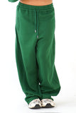 TUTA CALLIOPE VERDE CON CAPPUCCIO E MANICHE ARRICIATE