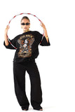 T-SHIRT KID ROCK NERO CON SPALLINE MEZZA MANICA