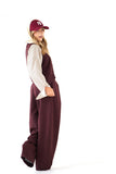 COORDINATO LUNA SARTORIALE BORDEAUX GILET E PANTALONE