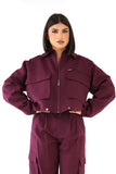GIUBBOTTINO LUMINA REBEL BORDEAUX CON TASCONI