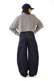 CAMICIA MAYA CROPPED BLU MICRO CHECK A QUADRETTI