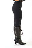 LEGGINGS EMBER NERO A VITA ALTA MODELLANTE LUMINA