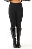 LEGGINGS EMBER NERO A VITA ALTA MODELLANTE LUMINA