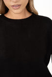 MAGLIONCINO SLOANE NERO BASIC TAGLIA UNICA