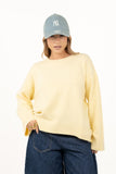 MAGLIONCINO SLOANE GIALLO BASIC TAGLIA UNICA