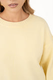 MAGLIONCINO SLOANE GIALLO BASIC TAGLIA UNICA
