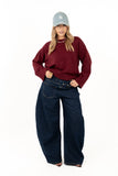 MAGLIONCINO SLOANE BORDEAUX BASIC TAGLIA UNICA