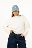 MAGLIONCINO SLOANE BIANCO BASIC TAGLIA UNICA