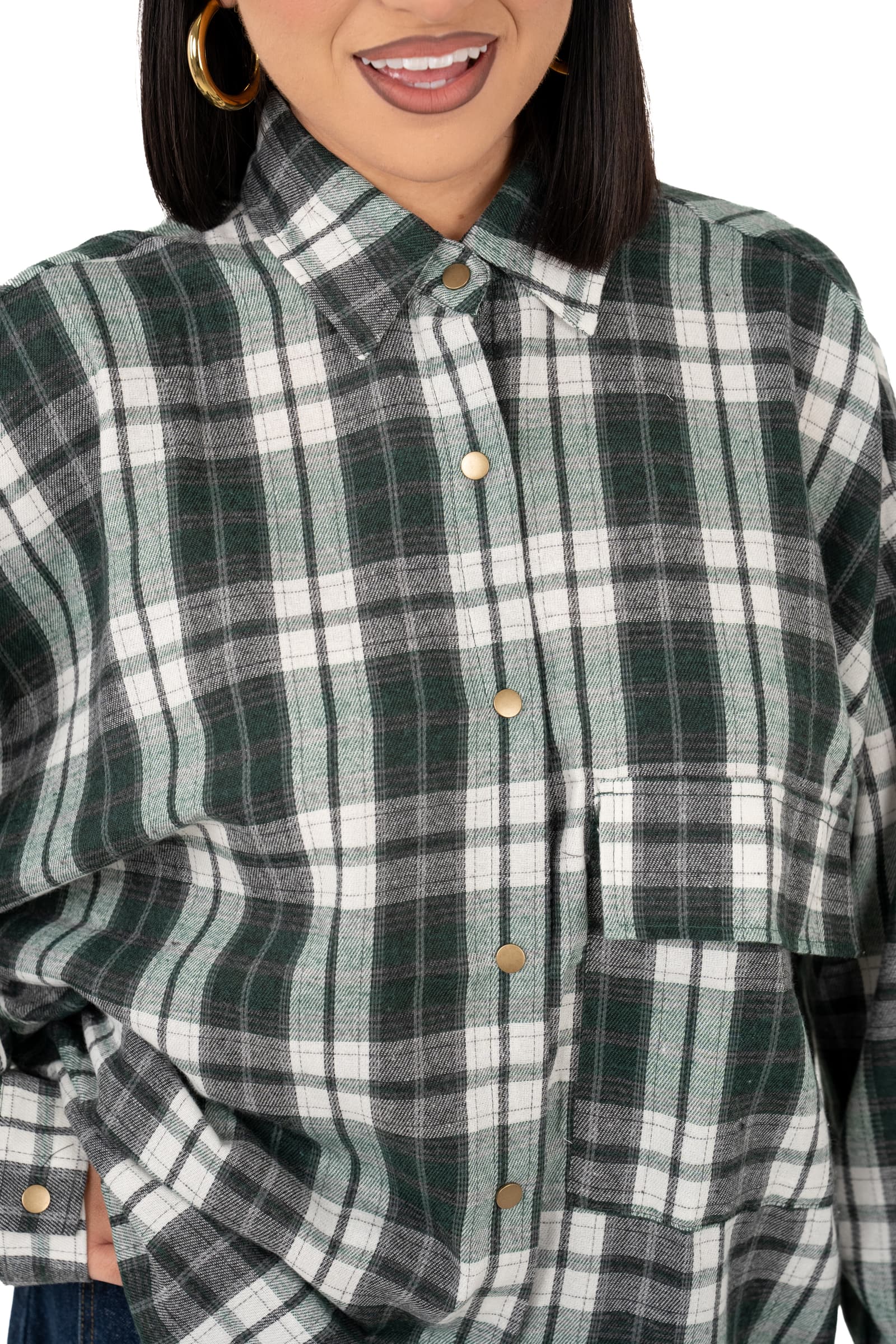 CAMICIA CHELSEA VERDE A QUADRI TAGLIA UNICA