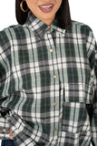 CAMICIA CHELSEA VERDE A QUADRI TAGLIA UNICA