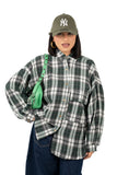 CAMICIA CHELSEA VERDE A QUADRI TAGLIA UNICA