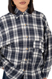 CAMICIA CHELSEA BLU A QUADRI TAGLIA UNICA