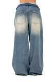 JEANS MADRID BLEU CON RISVOLTO IN VITA WIDELEG