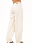 PANTALONI ROMY BEIGE BALLON IN VELLUTO A COSTINE