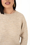 MAGLIONE LIZA TORTORA IN MAGLIA SOFFICE TAGLIA UNICA