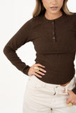 MAGLIA BRENDA SERAFINO MARRONE TAGLIA UNICA
