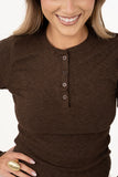 MAGLIA BRENDA SERAFINO MARRONE TAGLIA UNICA