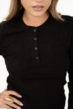 MAGLIA BRENDA SERAFINO NERO TAGLIA UNICA