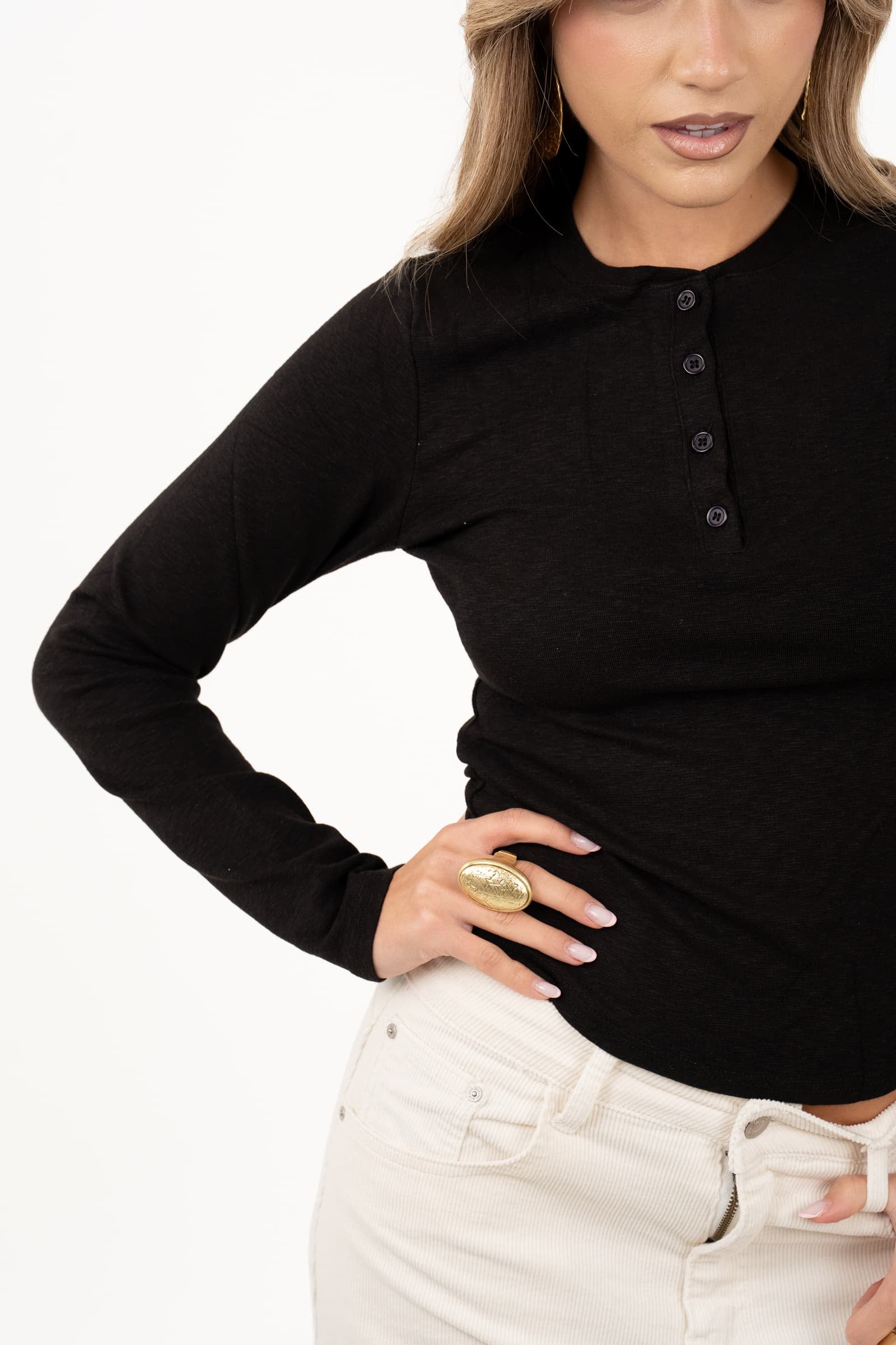 MAGLIA BRENDA SERAFINO NERO TAGLIA UNICA