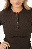 MAGLIA BRENDA SERAFINO GRIGIO ANTRACITE TAGLIA UNICA