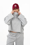 TUTA HAZEL GRIGIO MELANGE FELPA E PANTALONI