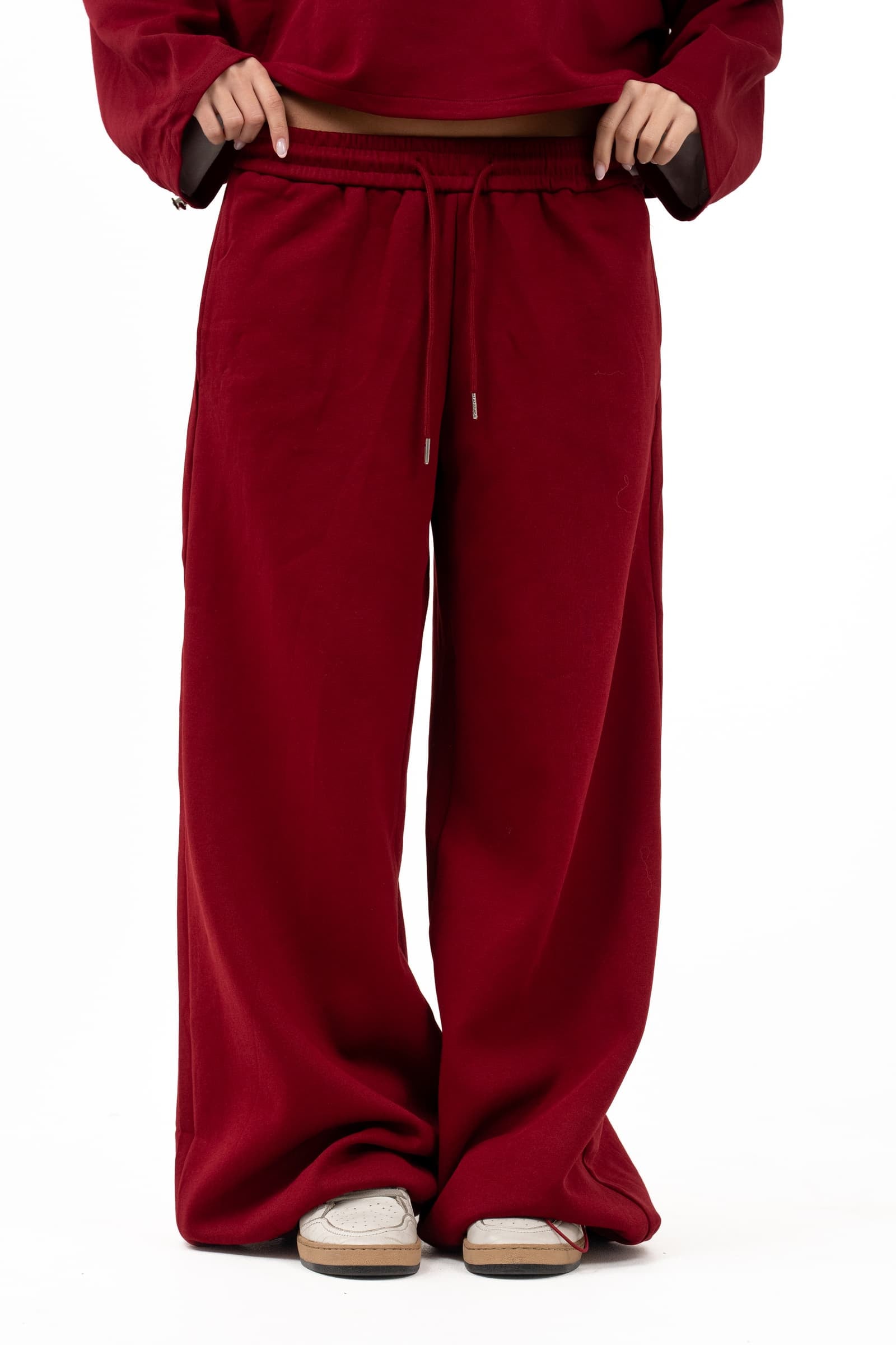 TUTA HAZEL BORDEAUX FELPA E PANTALONI