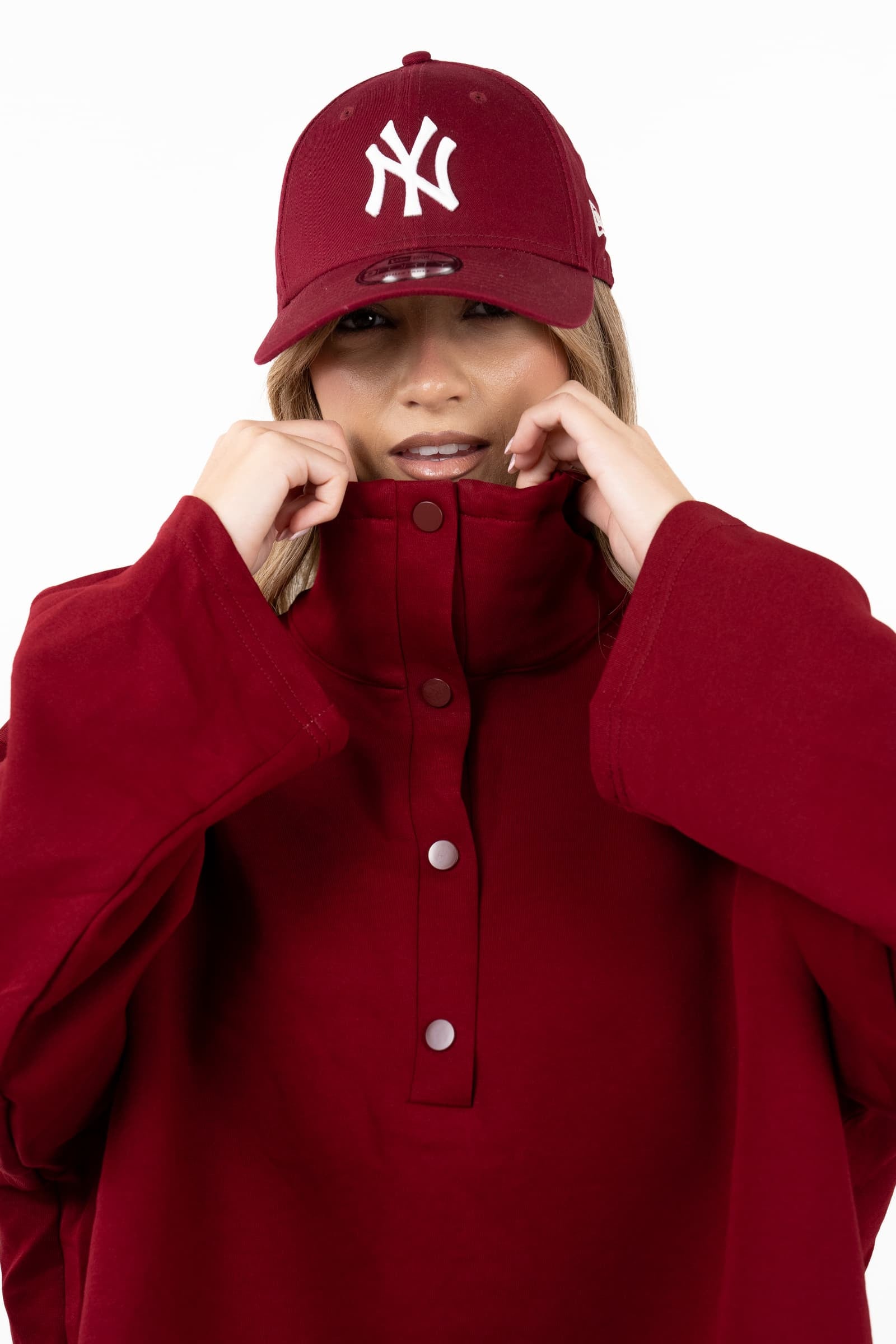 TUTA HAZEL BORDEAUX FELPA E PANTALONI
