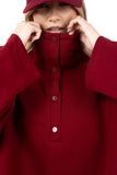 TUTA HAZEL BORDEAUX FELPA E PANTALONI
