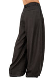 PANTALONI CECILIA GREY BALLON GAMBA LARGA
