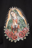 T-SHIRT MADONNA CROPPED NERA JUSTWEST TAGLIA UNICA