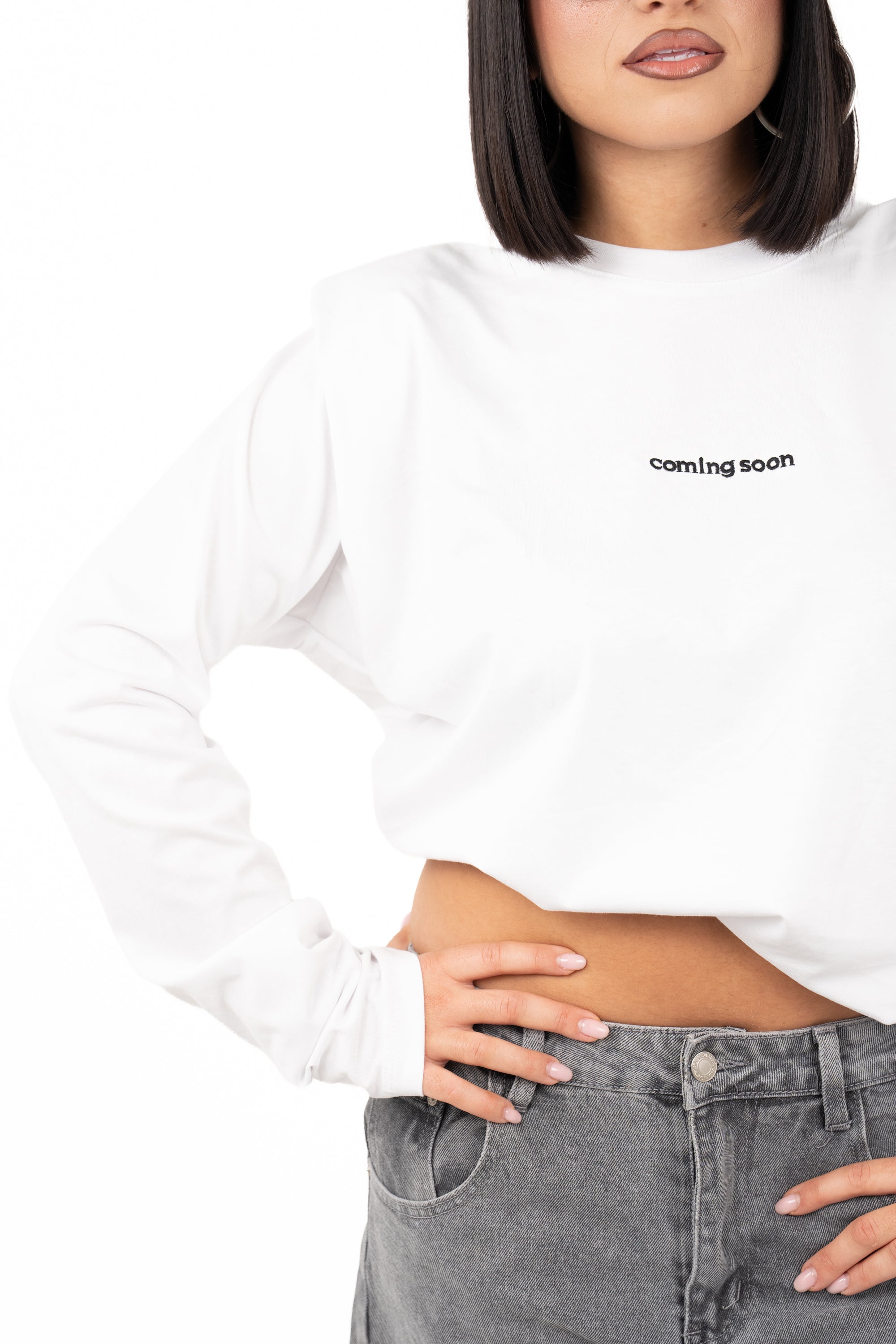 T-SHIRT "COMIING SOON" BIANCA LUMINA
