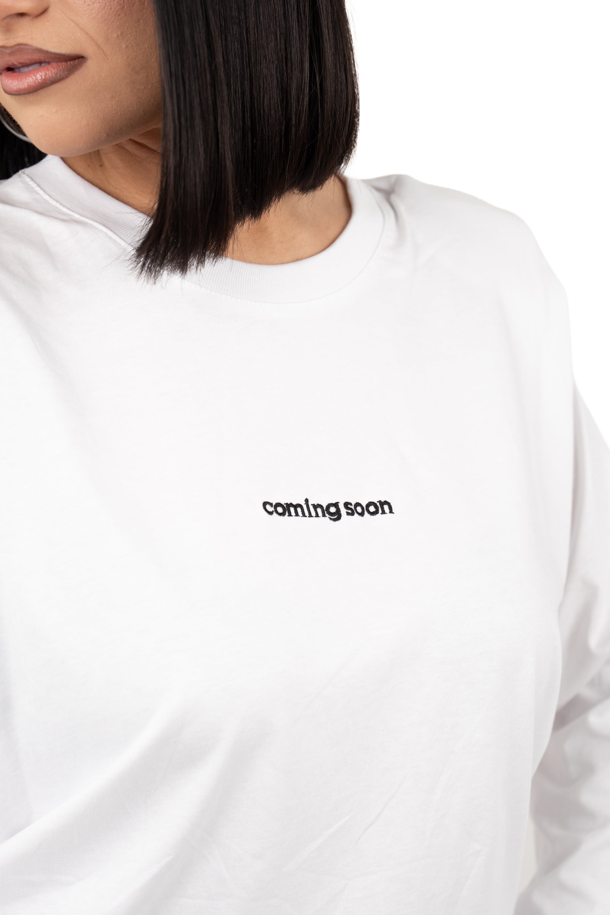 T-SHIRT "COMIING SOON" BIANCA LUMINA