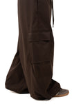 PANTALONE COMET CARGO MARRONE JUSTWEST TAGLIA UNICA