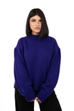 MAGLIONE LUMI VIOLA LUMINA TAGLIA UNICA