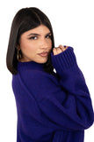 MAGLIONE LUMI VIOLA LUMINA TAGLIA UNICA