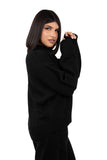 MAGLIONE LUMI NERO LUMINA TAGLIA UNICA