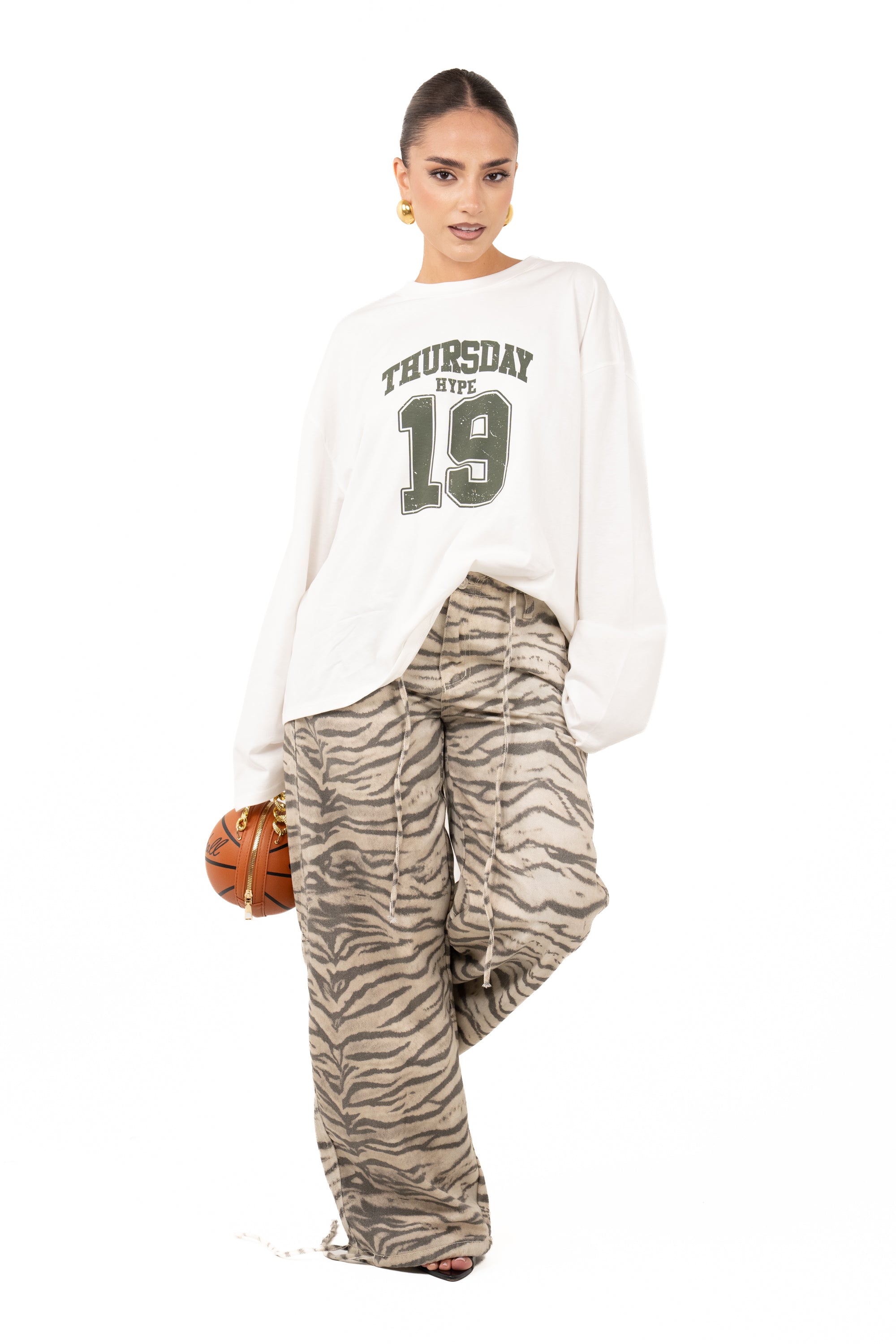 MAGLIA THURSDAY PANNA/VERDE LUMINA TAGLIA UNICA