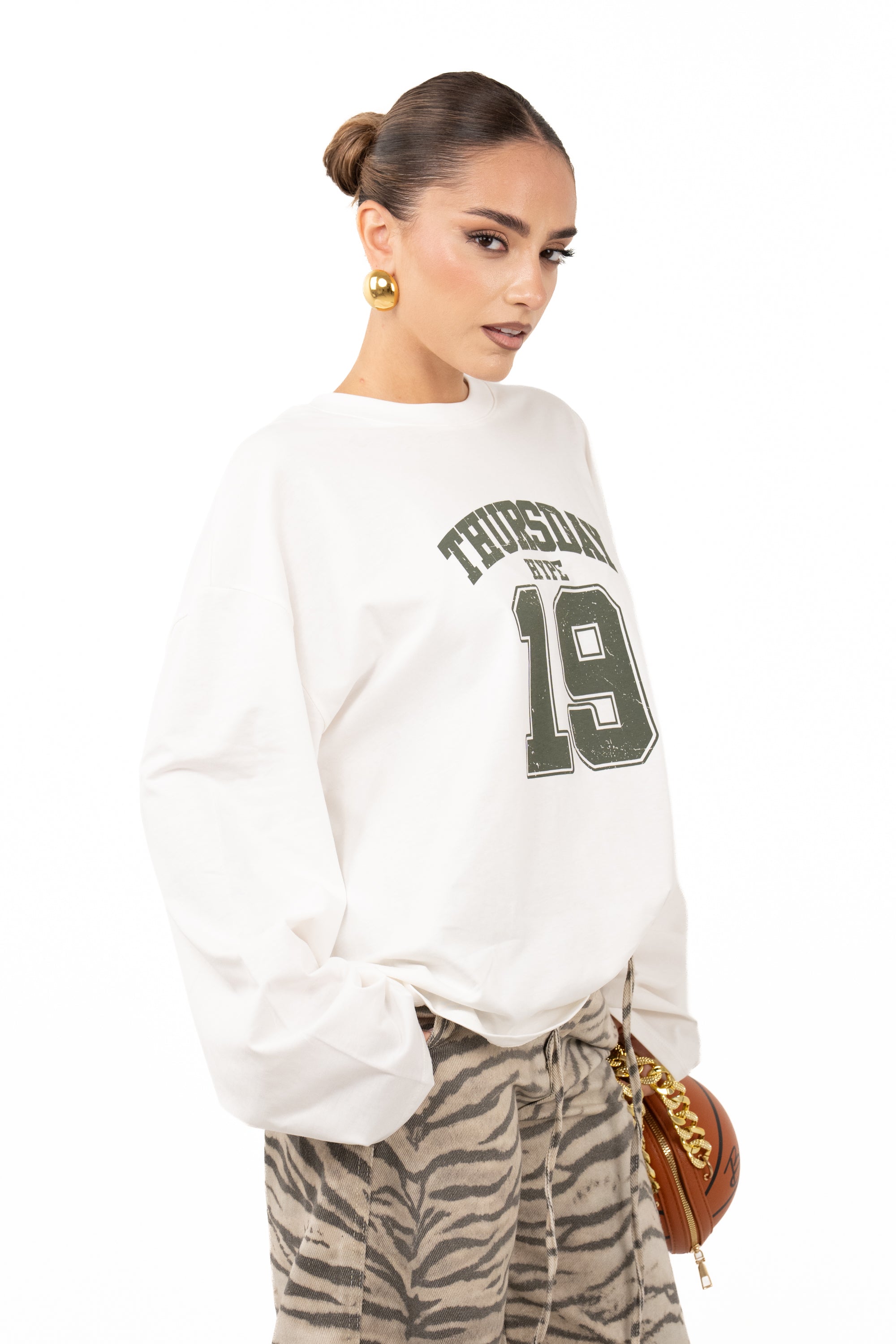 MAGLIA THURSDAY PANNA/VERDE LUMINA TAGLIA UNICA