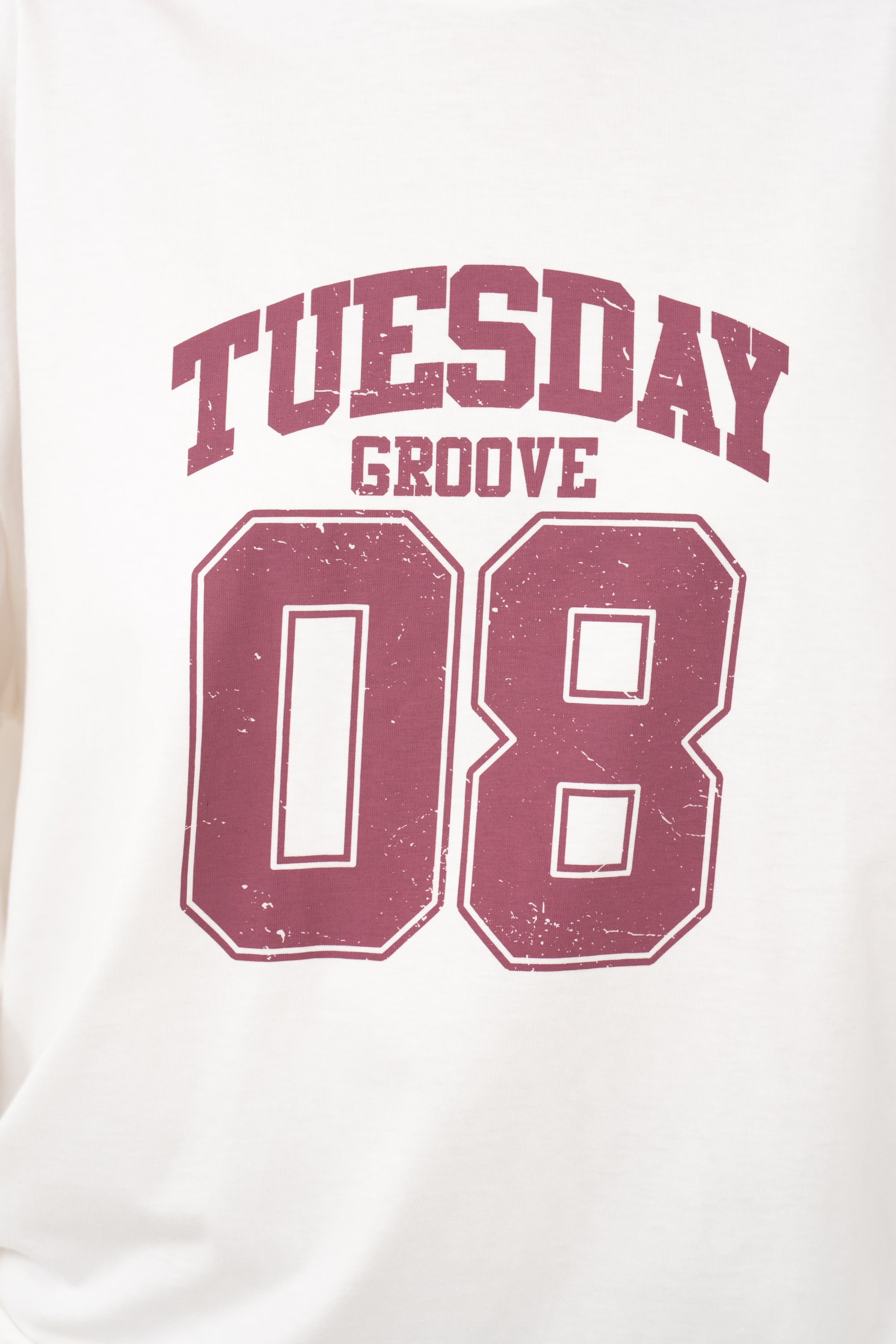 MAGLIA TUESDAY PANNA/BORDEAUX LUMINA TAGLIA UNICA