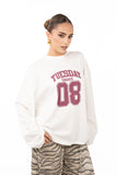 MAGLIA TUESDAY PANNA/BORDEAUX LUMINA TAGLIA UNICA