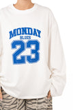MAGLIA MONDAY PANNA/BLU LUMINA TAGLIA UNICA