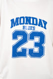 MAGLIA MONDAY PANNA/BLU LUMINA TAGLIA UNICA
