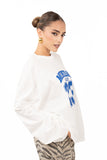 MAGLIA MONDAY PANNA/BLU LUMINA TAGLIA UNICA