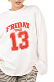 MAGLIA FRIDAY PANNA/ROSSA LUMINA TAGLIA UNICA