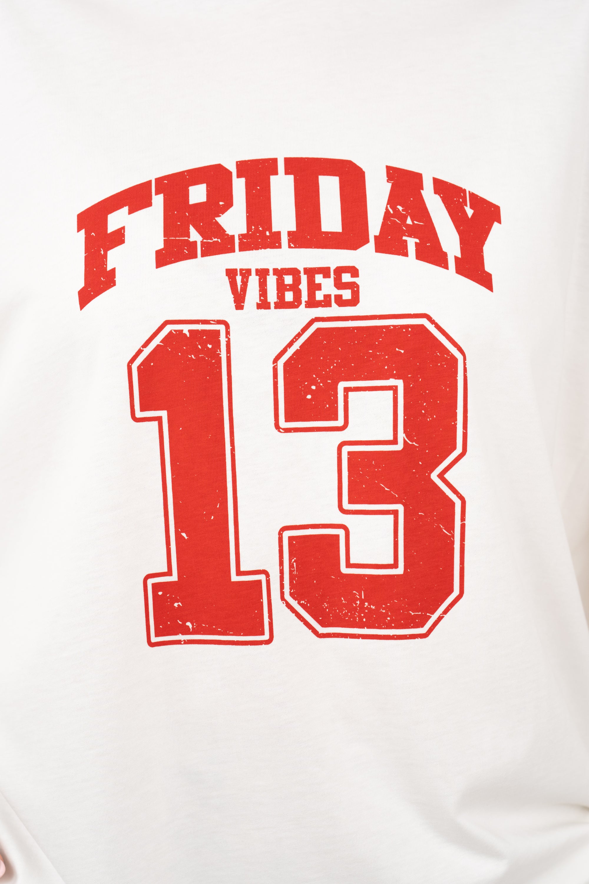 MAGLIA FRIDAY PANNA/ROSSA LUMINA TAGLIA UNICA